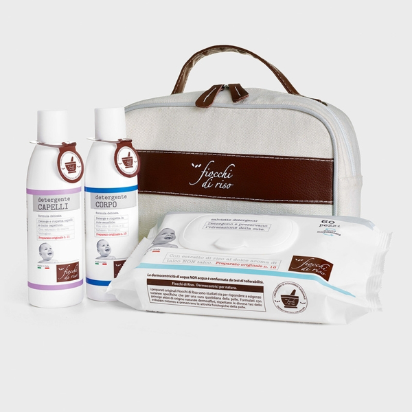 Immagine di COFANETTO  BAGNETTO DELICATO FIOCCHI DI RISO