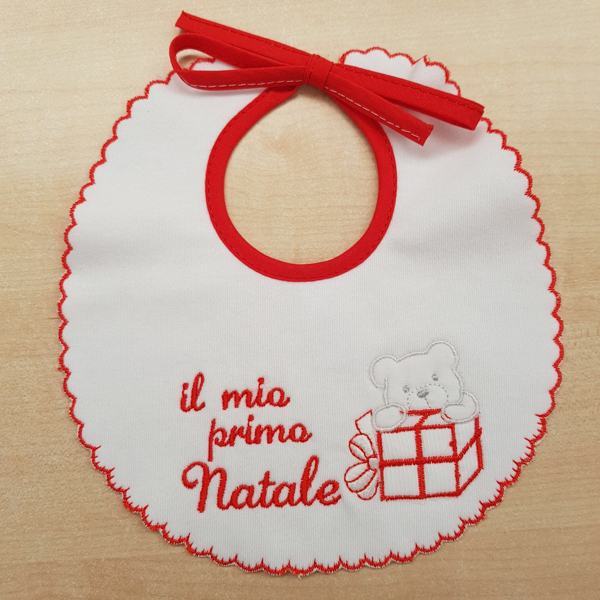 Immagine di Bavaglina  Natalizia Pacco Regalo