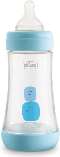 Immagine di Biberon Chicco PERFECT 5  Flusso Medio 2 Mesi + Azzurro