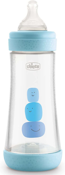 Immagine di Biberon Chicco PERFECT 5  Flusso Veloce 4 Mesi + Azzurro