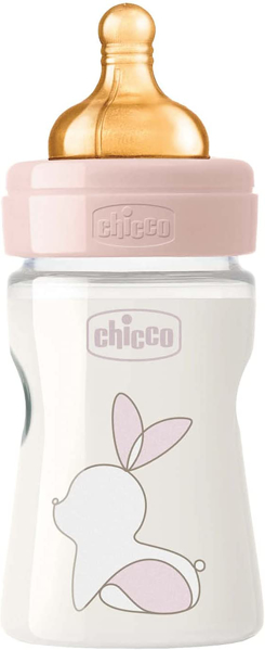 Biberon Chicco Original Touch Flusso Lento 0 Mesi + Rosa