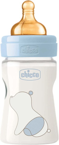 BabyConfort - vendita prodotti Chicco e Nero Giardini. Biberon Chicco  Original Touch Flusso Lento 0 Mesi + Azzurro