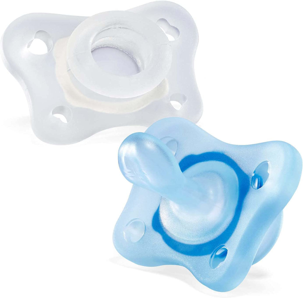 Immagine di Succhietto Gommottino PhysioForma® 0-2M in Silicone - 2pz Azzurro