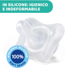 Immagine di Succhietto Gommottino PhysioForma® 0-2M in Silicone - 2pz Azzurro