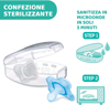 Immagine di Succhietto Gommottino PhysioForma® 0-2M in Silicone - 2pz Azzurro