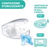 Immagine di Succhietto Gommottino PhysioForma® 2-6M in Silicone - 2pz Azzurro