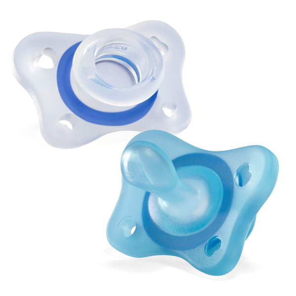 Immagine di Succhietto Gommottino PhysioForma® 2-6M in Silicone - 2pz Azzurro