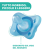 Immagine di Succhietto Gommottino PhysioForma® 2-6M in Silicone - 2pz Azzurro