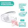 Immagine di Succhietto Gommottino PhysioForma® 0-2M in Silicone - 2pz Rosa