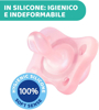 Immagine di Succhietto Gommottino PhysioForma® 2-6M in Silicone - 2pz Rosa