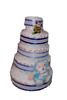 Immagine di Torta di Pannolini a Piani con Giochi Limited Edition Azzurra