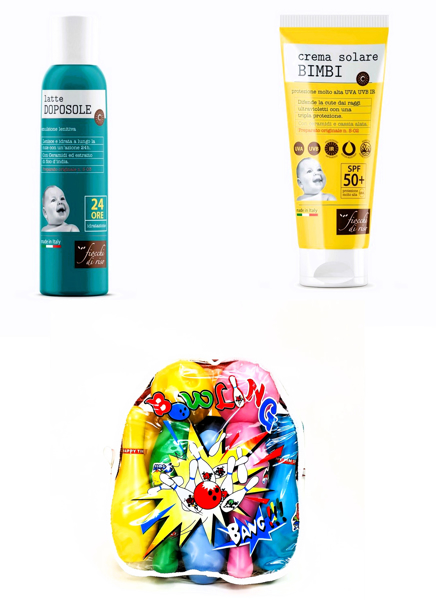 Immagine di Offerta Crema Solare + Latte Doposole + Set Birilli da Spiaggia