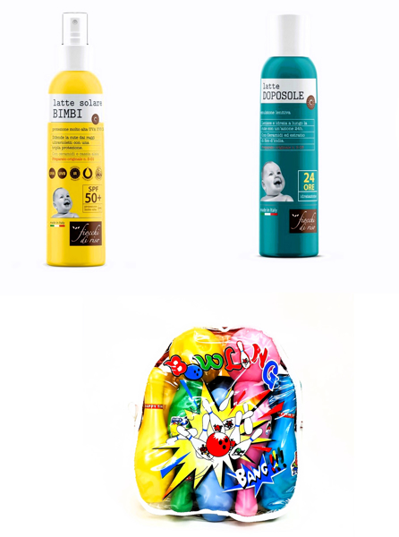 Immagine di Offerta  Latte Solare + Latte dopo sole + Set Birilli da Spiaggia